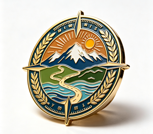 Pin de Metal Esmaltado para Coche, Insignia Vintage con Logotipo de Automóvil, Souvenir para Entusiastas - Product Image 2