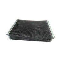 Maille de fil métallique ondulée en acier au manganèse 65, noire, à armure simple et pliable, pour tamis vibrant pour le sable et la pierre dans l'exploitation minière