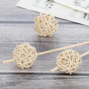 Rotan Reed Diffuser Gift Vluchtige Bar Sticks Staaf voor Parfum Monsters Geurende Oliën Badkamer Luchtverfrisser Home Office Decoratie