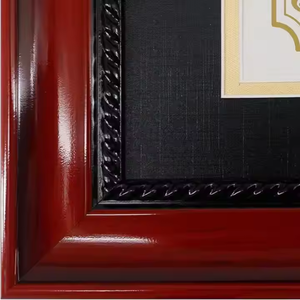Khung bằng tốt nghiệp gỗ tùy chỉnh bán buôn năm <span class=keywords><strong>2025</strong></span>, 4 màu có sẵn, khung ảnh bằng cấp với móc treo tua rua - Product Image 2