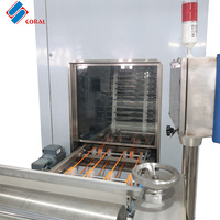 Congélateur vertical à plaques, refroidissement par air, double température, congélation rapide, ligne de production en armoire pour la fabrication de biscuits