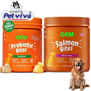 Moq rendah Multivitamin tablet untuk anjing Gut pencernaan pinggul dan sendi lembut kunyah perawatan kesehatan hewan peliharaan suplemen dan vitamin - Product Image 3