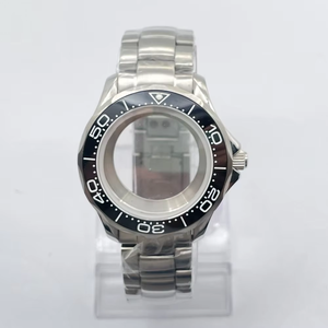 Montre personnalisée 40mm en acier inoxydable 316L pour hommes, lunette argentée, nouveau design NH35, mouvement étanche, couleurs argentées disponibles - Product Image 2