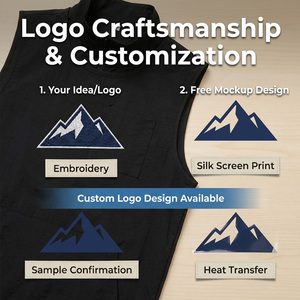 Delantal Profesional de Salón Impermeable para Estilista con Bolsillos, Uniforme para Peluquería de Mascotas, <span class=keywords><strong>Chaleco</strong></span> con Correa Lateral, Logotipo Personalizado - Product Image 4