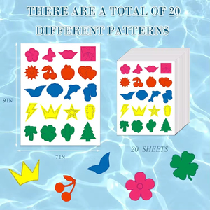 Adesivi Impermeabili Personalizzati in Vinile per Abbronzatura, Logo <span class=keywords><strong>Coniglietto</strong></span>, Adesivi Sagomati a Cuore per Lettini Solari, Spiaggia, Arte Corporea - Product Image 5