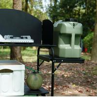 Table à manger pliante multifonctionnelle en aluminium verrouillable cuisine mobile pour camping pique-nique fêtes gril à charbon de bois
