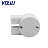 Boîte de jonction électrique PVC de type U à 2 voies YOUU, indice de protection IP65, 25 mm, 20 mm, norme AS/NZS 2053