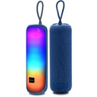 Haut-parleur sans fil portable M9 RGB 360 °   Enceinte de fête TWS HD Son Puissant Basses Profondes Volume Élevé IPX5 FM USB AUX TF pour Camping en Extérieur