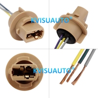 Faisceau de câblage pour ampoule LED CQL 3 fils T10 7443, adaptateur de connecteur de prise pour feux de positionnement T10 pour feux de gabarit latéraux automobiles