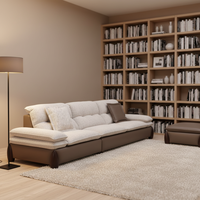 Canapé-lit combiné de luxe de haute qualité, ensemble multifonctionnel trois places pour le bureau ou le salon