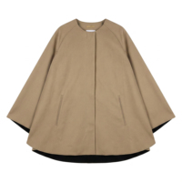 Anjie – Manteau cape en laine mélangée pour femme, personnalisable avec logo OEM/ODM, poncho et cape à marque privée, fabricant en gros