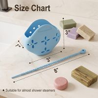 Support de douche en silicone personnalisé avec ventouse, plateau diffuseur d'aromathérapie, porte-savon mural ou de sol avec drainage, pour bombes de bain