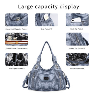 天使之吻女式小众欧美风格豹纹时尚单肩斜挎包批发 - Product Image 3