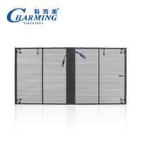 Máquina de fotomatón de pared led para exteriores, pantalla transparente de 3,91 pulgadas con señalización digital
