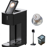 Machine à café latte art EVEBOT FM1 portable avec Wi-Fi, 19,8 lb, fournitures pour la décoration de biscuits, café/cocktails/gâteaux/selfie