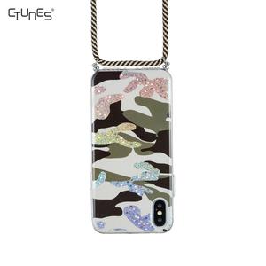 Ajustable cordón Correa cuello camuflaje funda para teléfono para iPhone xs. - Product Image 1
