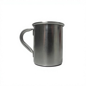 Stainless Steel Mug Minimalist Design Reusable Outdoor Activity Metal <b>Drinkware</b> Accessory - Product Image 2