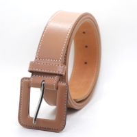 Ceinture en cuir véritable pour femme avec boucle en alliage, logo personnalisé, durable, réglable, en cuir de vachette, pour tenue de mode, affaires, décontractée, ODM