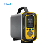 Analyseur multi-gaz Safewill 18-en-1, détecteur portable de CO et d'oxygène avec alarme sonore et lumineuse haute précision