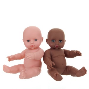 Muñeca Africana Negra de Vinilo de 30 cm, Simulación de Bebé Recién Nacido, Juguete Educativo Temprano para Padres e Hijos - Product Image 6