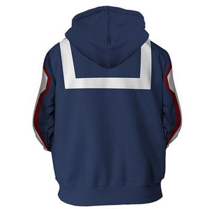 Costume de Cosplay <span class=keywords><strong>My</strong></span> <span class=keywords><strong>Hero</strong></span> <span class=keywords><strong>Academia</strong></span>, veste <span class=keywords><strong>d</strong></span>'entraînement, à capuche, impression 3D, unisexe, - Product Image 4