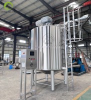 Cuve de mélange en acier inoxydable de 5000 L avec agitateur pour l'industrie alimentaire, des boissons et chimique |   Certifié CE |   Conception personnalisable