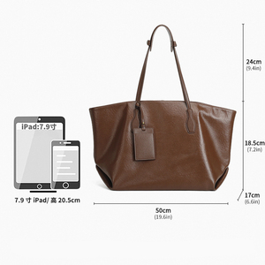 Nueva Moda Señora Diseñador Bolso Bandolera Alta Calidad Cuero Genuino Impermeable Cremallera Bolso Hombro Mensajero Casual - Product Image 6