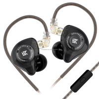 KZ EDX PRO X Écouteurs intra-auriculaires professionnels filaires pour monitoring de scène, avec transducteur dynamique, pour la performance musicale