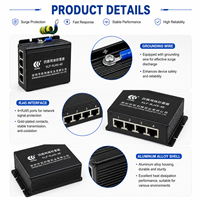 Parafoudre CC RJ45 CAT6 SPD à blindage complet 5kA 10kA 24 ports Plug and Play OEM ODM Personnalisé pour Système de Contrôle Industriel