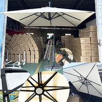 Parasols de jardin ronds commerciaux, grands parasols de plage, parasols d'extérieur pour hôtels et restaurants, parasols de table extérieurs