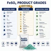 Fábrica de Sulfato Ferroso Heptahidratado en China, Muestra Gratuita de 1 kg para Prueba de Calidad