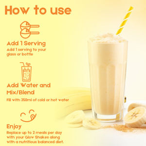 คีโตมื้ออาหารแบบเขย่าเวย์โปรตีนคอลลาเจนเปปไทด์ลดน้ำหนักผงกล้วยรสมิลค์เชคฉลากส่วนตัว - Product Image 2