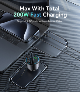 Y59 Yesido Cổng Kép Loại C Và QC 18W 200W Sạc Nhanh Hỗ Trợ Với Đa Bảo Vệ Sạc Xe Hơi - Product Image 4