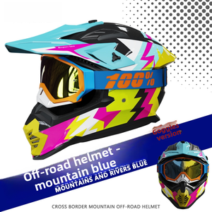 Motosiklet Kaskı Tüm Mevsimler İçin Nefes Alabilen Tam Yüz Off Road Kaskı Erkekler Kadınlar İçin Motosiklet Dağ Bisikleti Trail Sürüşü - Product Image 6