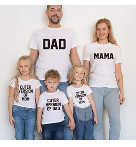 Conjuntos de Ropa de Alta Calidad para Padres <span class=keywords><strong>e</strong></span> Hijos, Camiseta de Manga Corta, Conjuntos a Juego para Mamá <span class=keywords><strong>e</strong></span> <span class=keywords><strong>Hijo</strong></span>, Papá <span class=keywords><strong>e</strong></span> Hija, Conjuntos de Mamá y Yo - Product Image 3