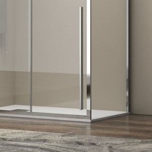 Kamalu KEL4000 porte doccia Frameless Design moderno 90x150 custodia scorrevole con 8mm Anti-calcare altezza vetro 200H - Product Image 5