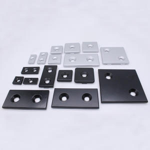 Accessoires de profilés en aluminium de norme européenne Deying, embout en alliage de zinc pour port de câble, couvercle métallique - Product Image 3