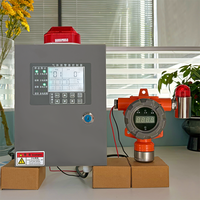 Alarma Industrial de Gas Combustible para CH4, Gas Natural, GLP (C3H8/C4H10) y Acetileno (C2H2) Ideal para Escuelas y Cocinas