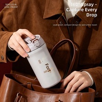 Bouteille isotherme portable en acier inoxydable pour café et eau, double usage, pour la maison et l'extérieur