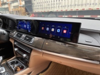 Autoradio Double Écran 21" Android 13 pour BMW Série 7 F01/F02/F04 2009 à 2015 NBT, Lecteur Multimédia DVD GPS Stéréo Navigation