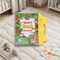 Livre électronique d'éducation précoce pour enfants en langue indonésienne, lecture au doigt, lecture sonore, livre musical intelligent, modèle TY-107, couverture rigide