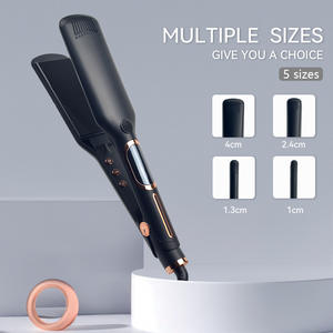 Lisseur de cheveux professionnel 2 en 1 MCH Planchas De Pelo en titane, fer plat haute température 480F/250C, boucleur pour femmes - Product Image 2