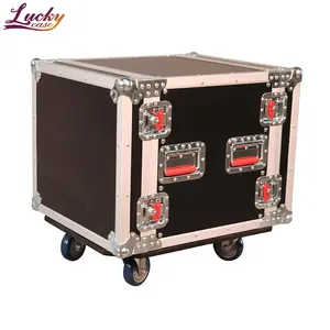 Audio Road Rack with Heavy-Duty Casters and Tour Grade Hardware 17" Rack Depth 10U