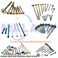 Vis de construction en bois métrique MALAXY C1022 avec traitement Ruspert, tête Torx plate/ondulée, filetage moleté, vis pour terrasse en bois