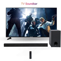 Barre de son Bluetooth 2.1 canaux avec caisson de basses, télécommande, prise en charge FM, HDMI, USB, optique, coaxiale, systèmes de cinéma maison TV, ODM