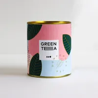 Biologisch abbaubare Pappe Grüntee Dosen Kraft Kanister Verpackung Trocken frucht Tee Verpackung