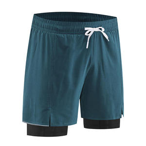 Pantalones Cortos Deportivos para Hombre, Estilo Urbano, Cintura Elástica, Impermeables, de Secado Rápido, Poliéster/Algodón, para Gimnasio, Fitness, Running - Product Image 3