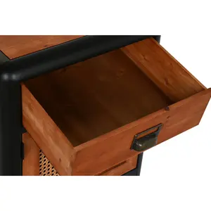 Comodino in Metallo FIR 48X40X62 Marrone Scuro - Product Image 6