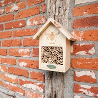 Esschert Design Bienenhaus Silhouette Honigbienenhaus Holz-Bienenstock Insektenhaus