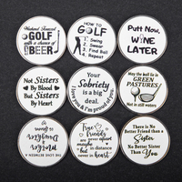 Coffret Cadeau Golf d'Entreprise : Outil de Réparation de Divots, Décapsuleur, Marqueur de Balle en Métal Personnalisable avec Logo, Accessoires de Golf en Gros dans une Boîte Cadeau